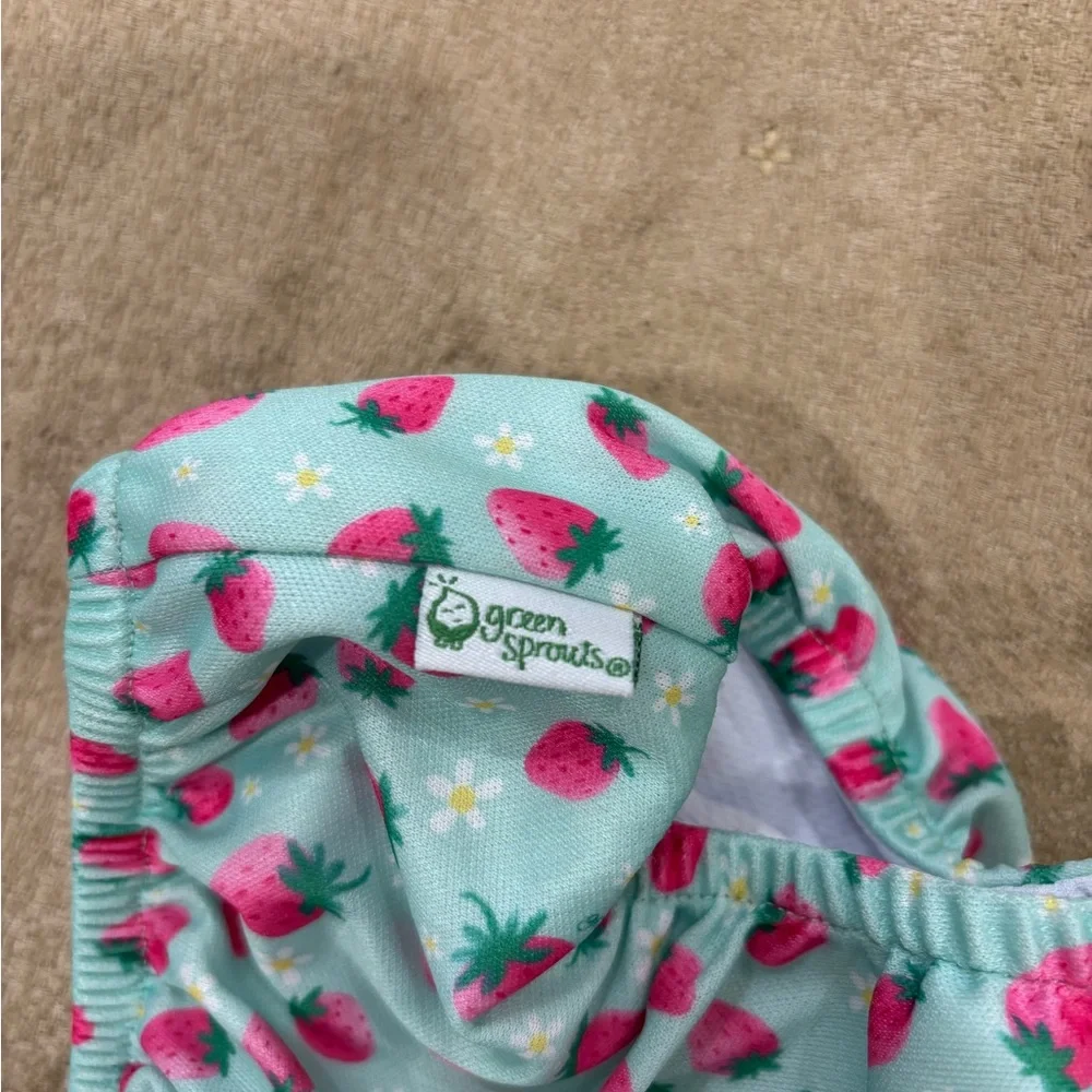 Reusable Kids Diaper Covers - Yellow Daisy & Aqua Strawberry Prints